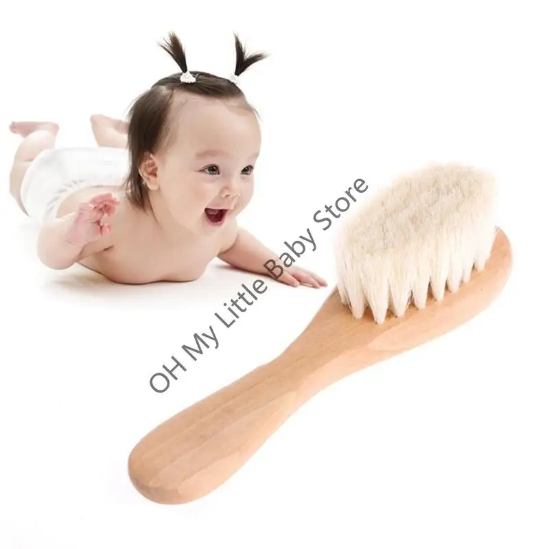 

M76C Щетка-расческа для младенцев Hbrush для новорожденных H-щетка для младенцев-расческа для массажера головы