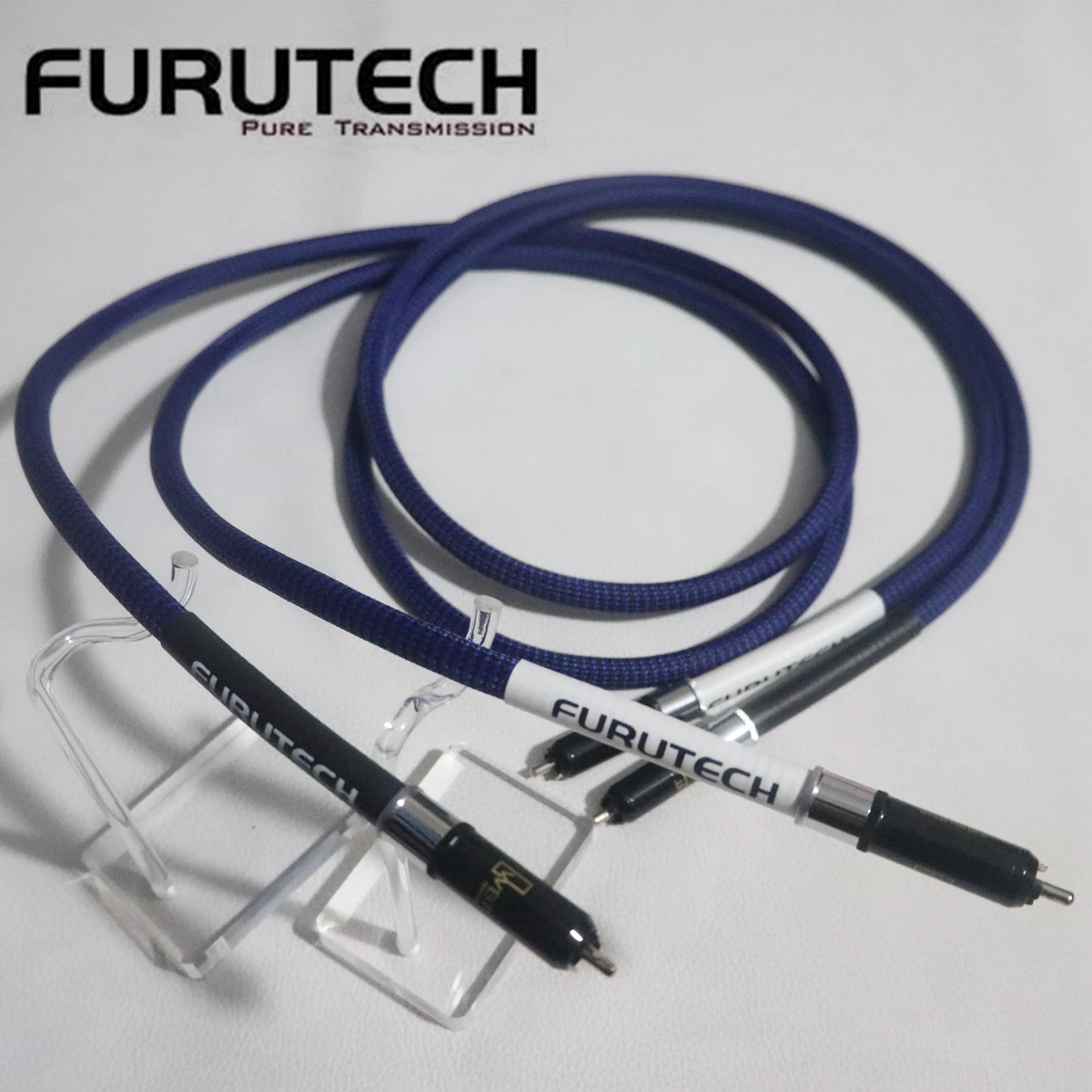 1 par FURUTECH Original DAS-4.1 cable RCA audiófilo superior de línea conductor OCC con enchufe rca de WBT-0152Ag plateado hecho en Japón