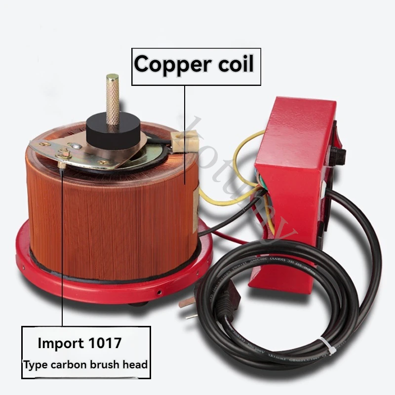 Imagem -05 - Regulador de Tensão Variável Variável do Transformador Ajustável Monofásico Fonte de Alimentação Reguladora ca 220v 0300v