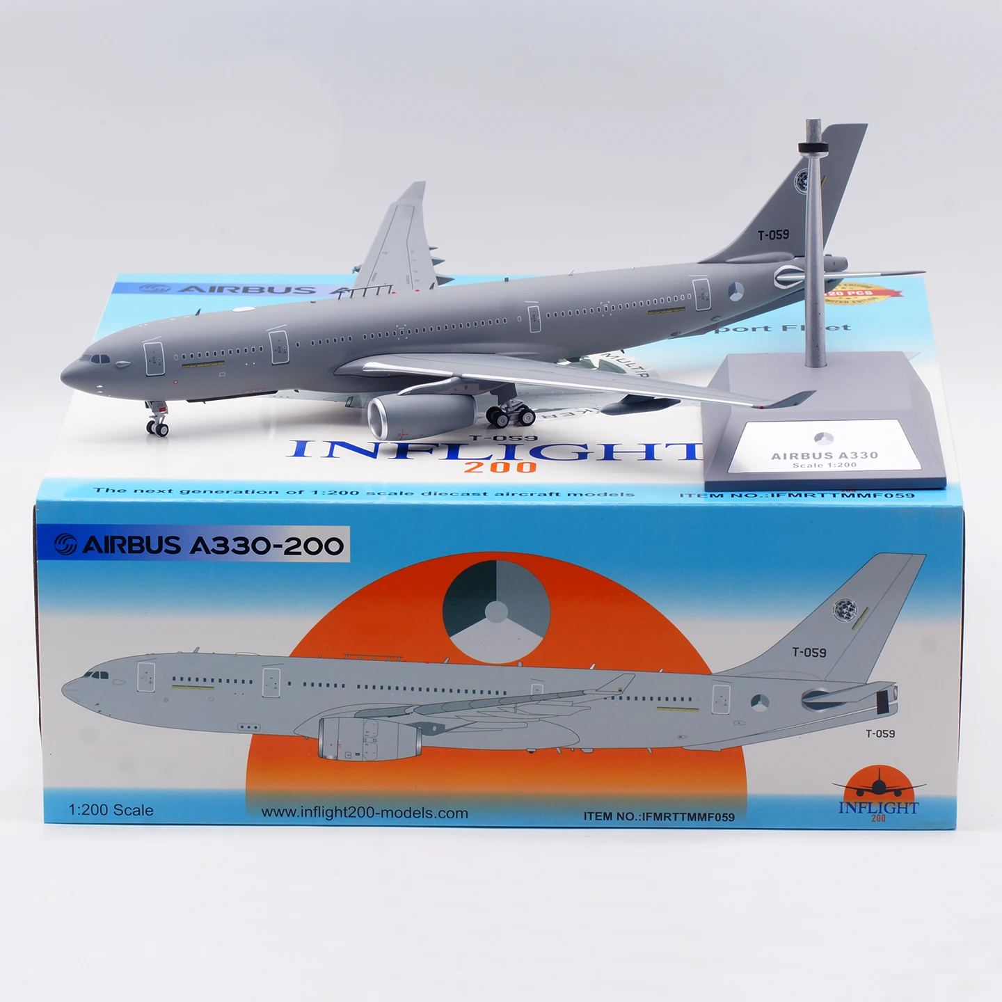 IFMRTTMMF059 Alloy Collectible Plane INFLIGHT 1:200 Multinational Multi-Role Tanker Airbus A330-243MRTT Diecast Jet Model T-059