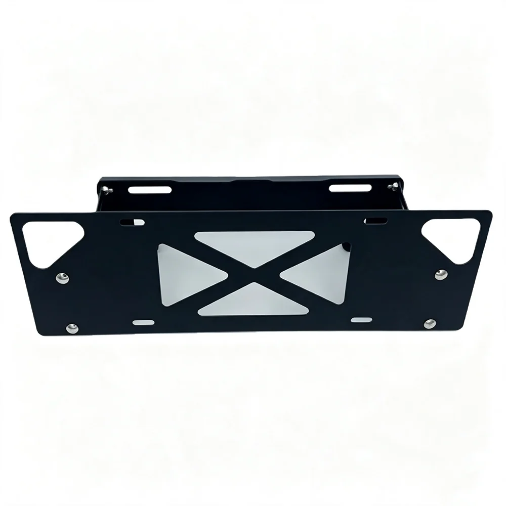 Retractable License Plate Frame Flipper Sliding Plate Holder Bracket For Wrangler F150 Tundra BJ40 Off-road Modification Parts - view 6