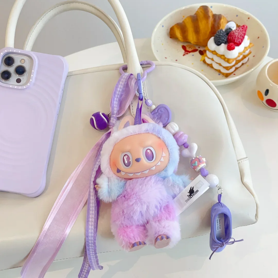 For Labubu Transparent Protective Cover Dustproof Monster Toy Storage Case Cute Elf Plushie Display Cover for Holiday Gifts