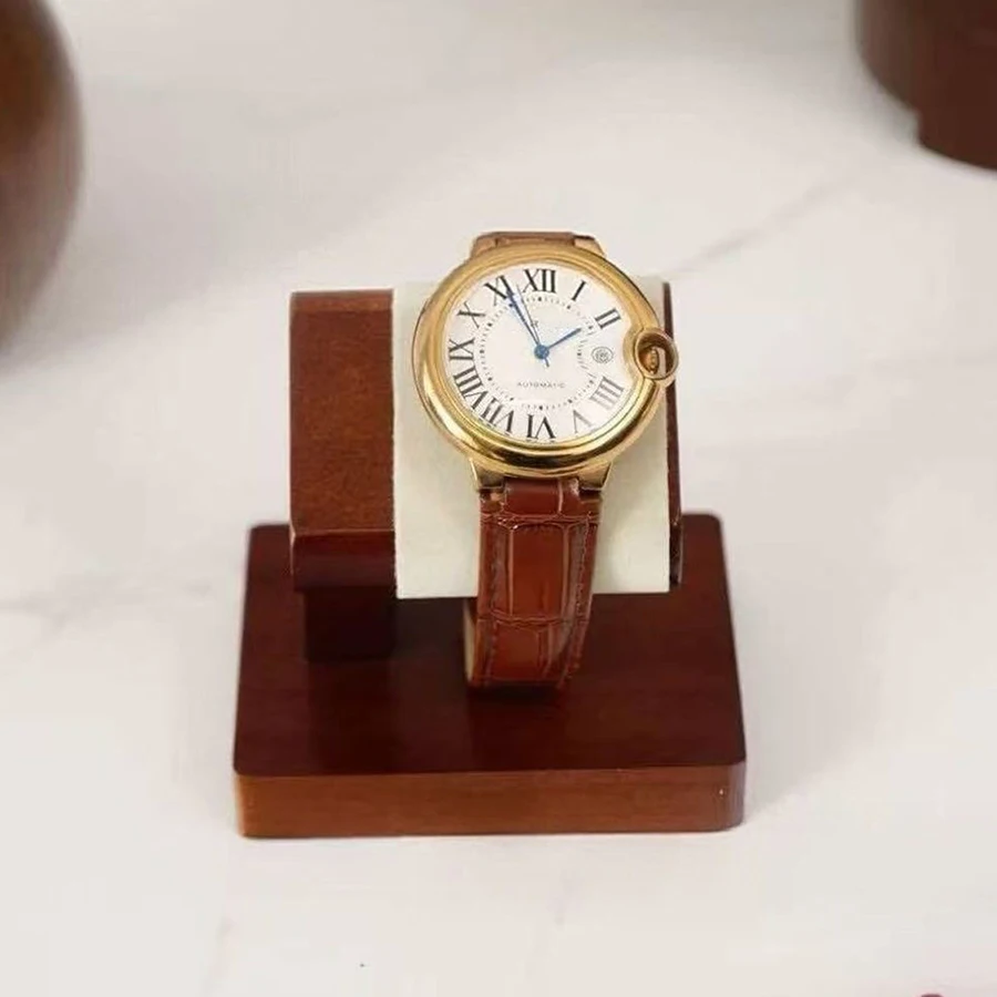 Wooden Watch Display Stand Solid Wood Wristwatch Bracelet Bangle Holder Luxury Desktop Jewelry Organizer Rack Retail Shop Jewelr