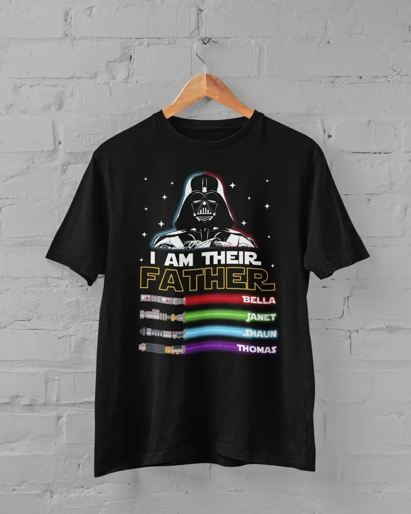 

I Am Their Father Custom t-shirt Custom Kids Name Shirt For Dad Personalized