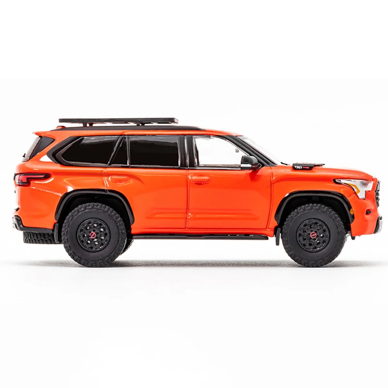 GCD 1:64 Scale Diecast Alloy Toyota Sequoia XK80 TRD Pro Toys Cars Model Classics Nostalgia Adult Gifts Souvenir Static Display