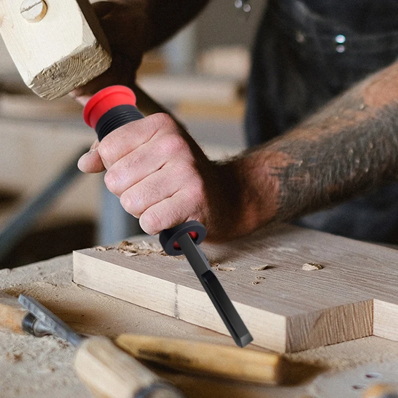 Y51A-8Mm Woodworking Right Angle Chisel Knockable Angle Chisel Slotting Digging Chisel Concave Groove Hinge Carving Tools