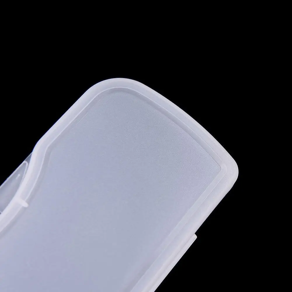 PVC Plastic Transparent Polarized White Sunglasses Hard Box Clip Glasses Case Eyewear Accessories