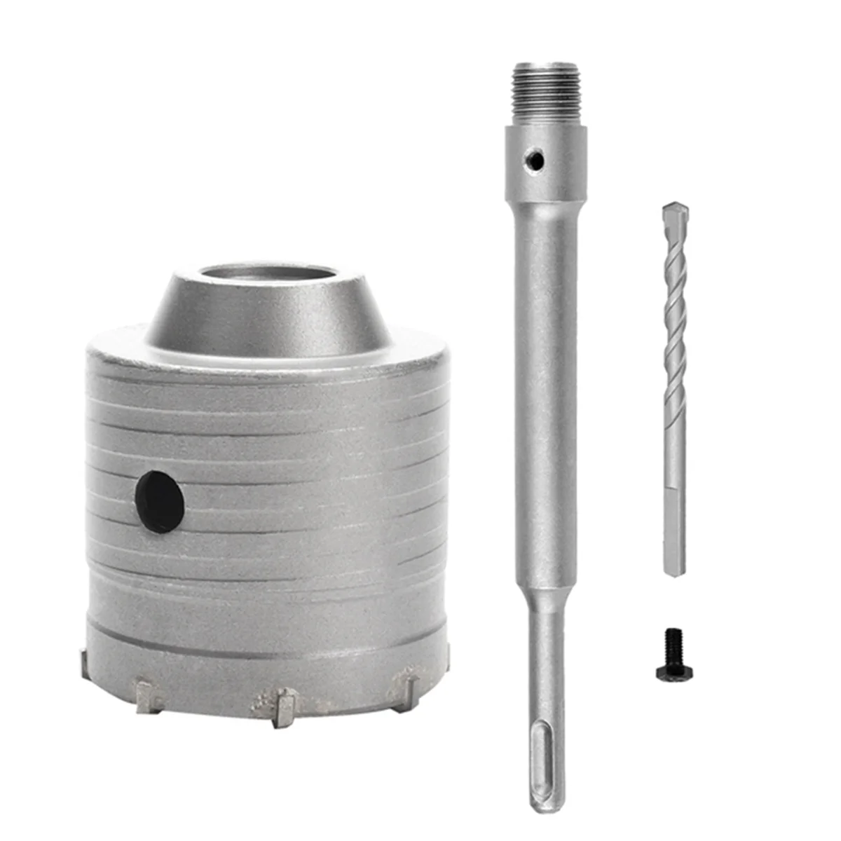 

MLGB SDS Plus Hammer Drills Wall Hole Saw Drill Bit Set Cutter Tools with Round Shaft Concrete Cement Stone Hole Opener,65mm