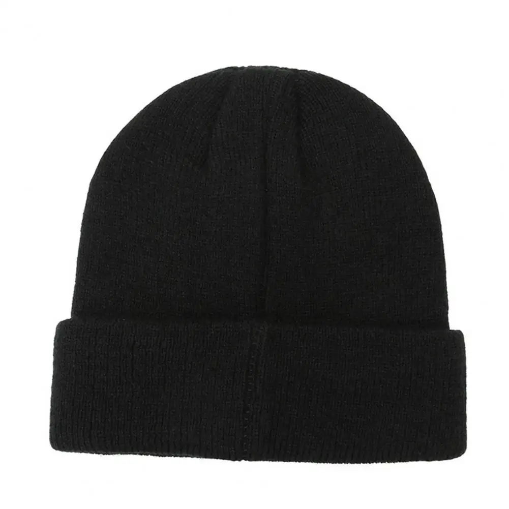 

Velvet Knitted Hat Thickened Winter Hat Winter Knitted Hat with Fleece Lining for Outdoor Activities Unisex for Cycling