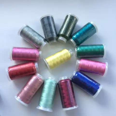 120D/2 Embroidery Thread,100% Rayon,Super-Gloss,5 Pcs/Lot,2000m/Coil,Eco-Friendly,Specially For Machine & DIY Hand Embroiderying