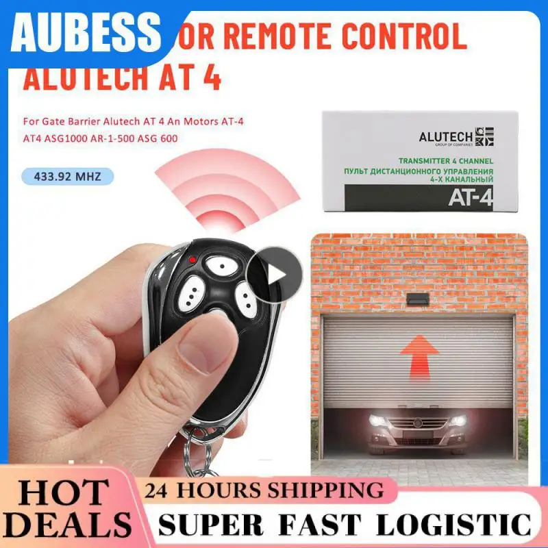 For Alutech AT-4 AR-1-500 AN-Motors AT-4 ASG1000 Remote Control 433.92MHz Rolling Combination Door Garage Door Remote Control 43