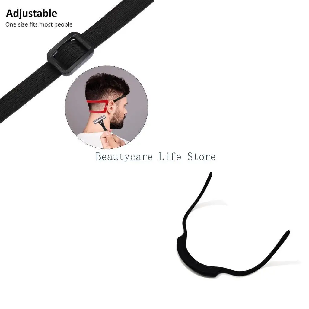 652C Beard Shaping Tool Men Tracing Guide for Lineup Up Beard Cutting Trimmer Stencil Pencil Barber Supplies Grooming