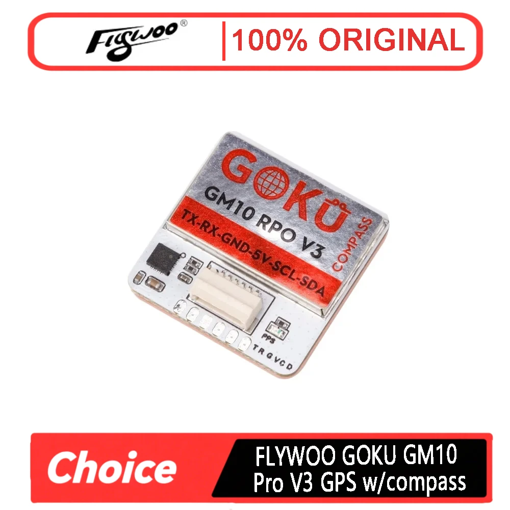 FLYWOO GOKU GM10 Pro V3 GPS - com bússola, para drones FPV Racing e Freestyle