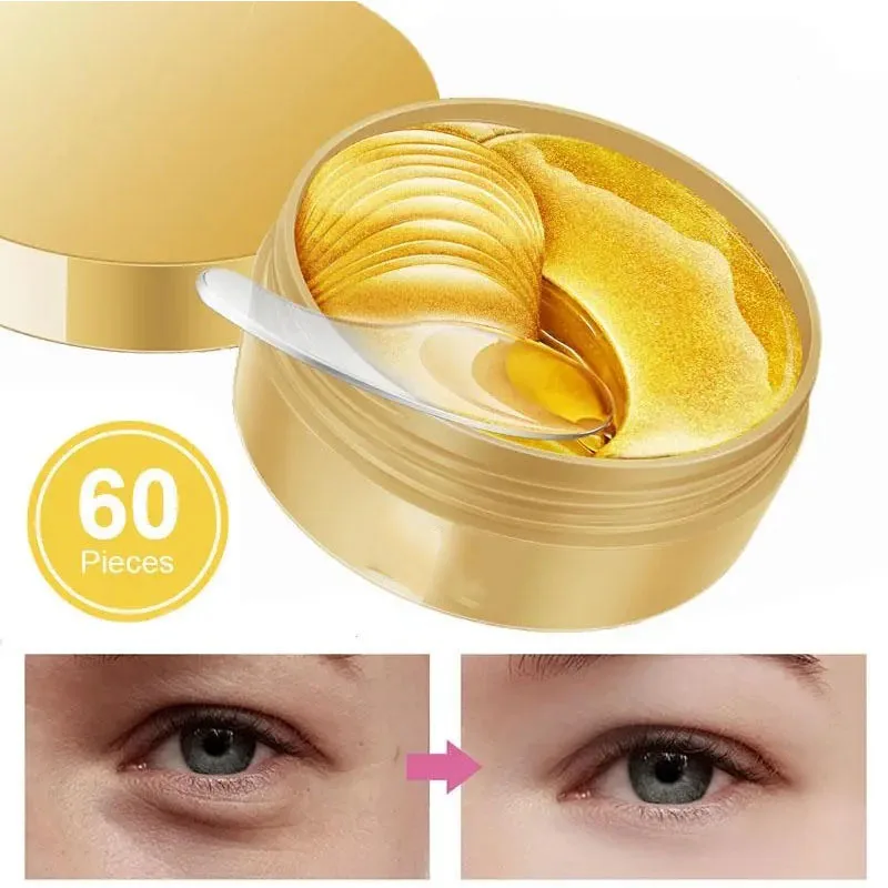 

Collagen Eye Mask Anti Wrinkle Gel Sleep Eye Patches Caviar Essence Collagen Moisturizing Eye Mask