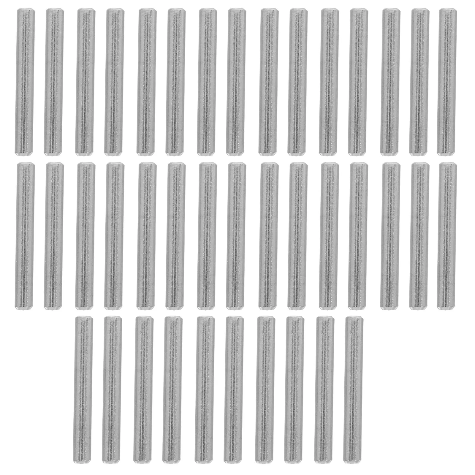 40Pcs Stainless Steel Dowel Pin 40x5mm Cylindrical Shelf Support Pegs Cabinet Furniture Bookcase Shelf Holder Fastening Metal