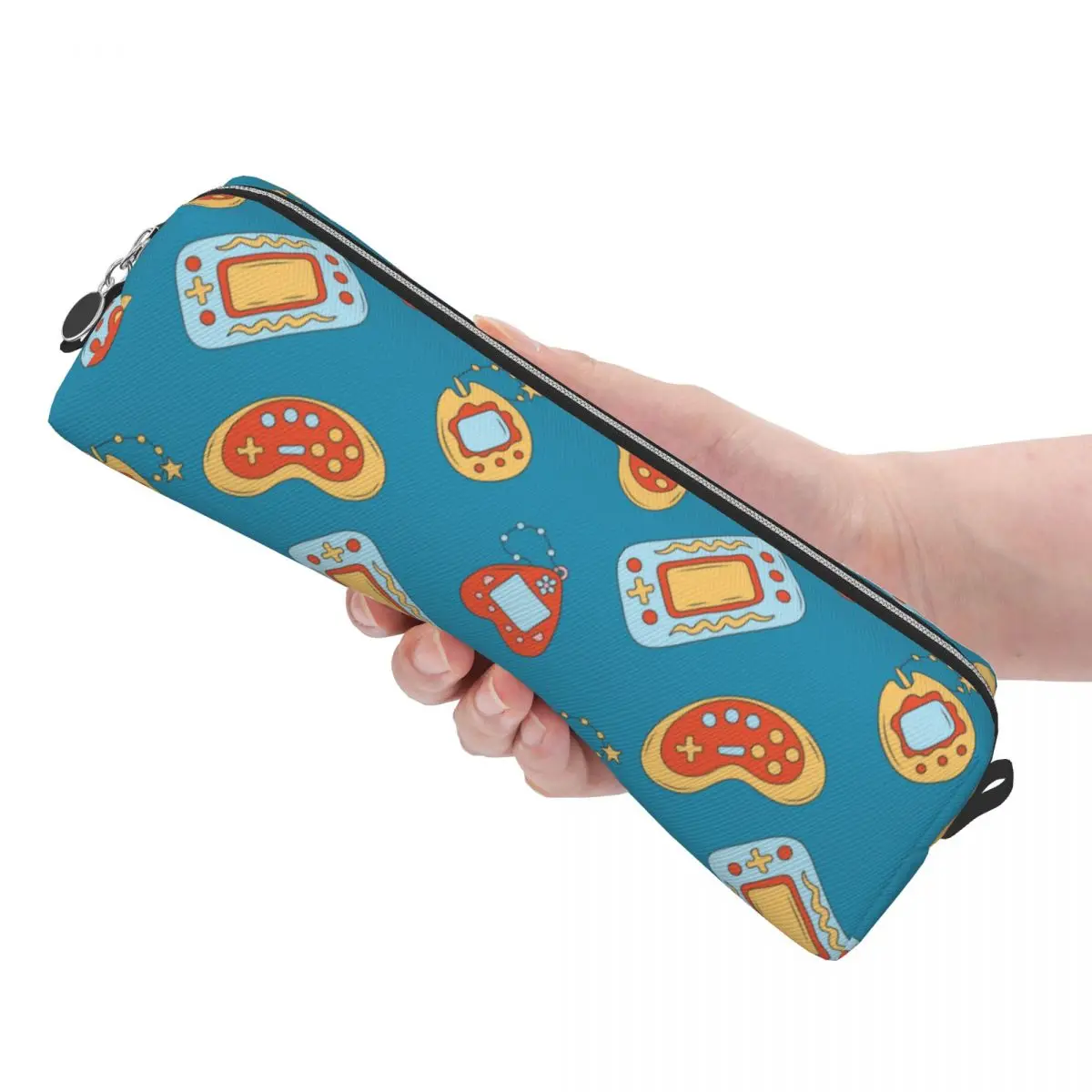 Game Controller Pattern Pencil Cases Pencilcases Pen Holder for Girl Boy Big Capacity Bags Students School Zipper Stationery