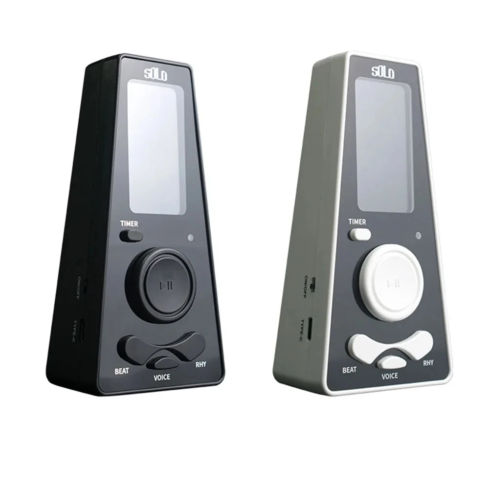 Digital Electronic Metronome with Timer, English Vocal Counting, Volume Control, use for Piano, Guitar, Drum, Violin