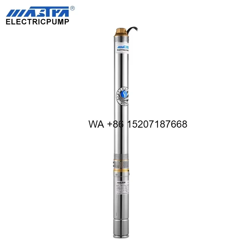 Wmwmnu for 4 Inch 500W 0.67hp Irrigation Borehole Deep Well Submersible Solar Water Pump DC Pump System