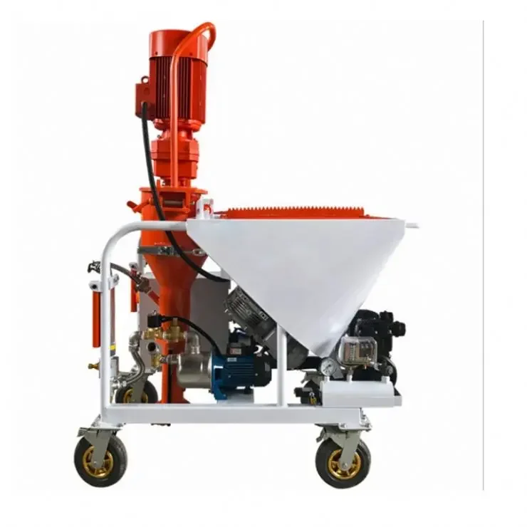 wholesale price of  gypsum mixer spray gun cement mortar plaster spraying machine