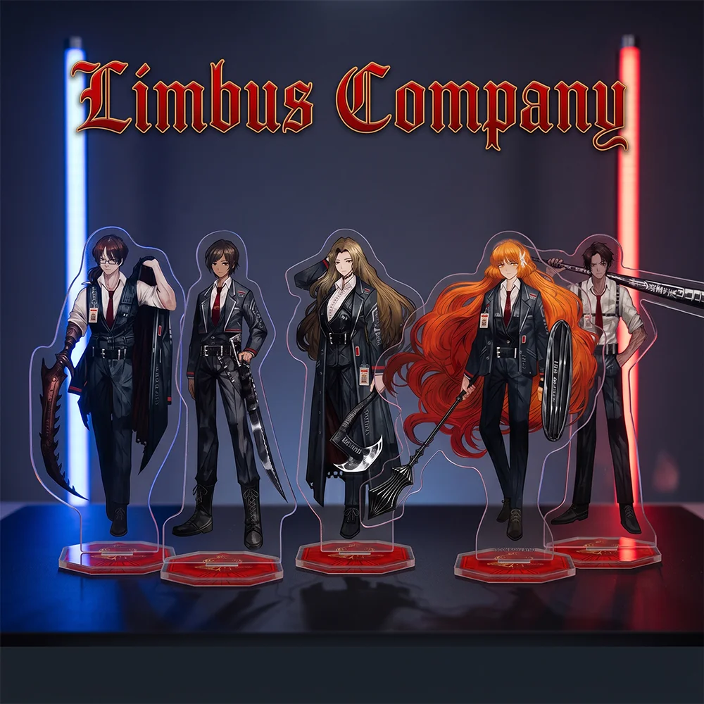 Game Limbus Company Dante Yi Sang Ishmael 15CM Acrylic Stand Keychain 2026 New Anime Stand Desktop Ornament Collection Gift