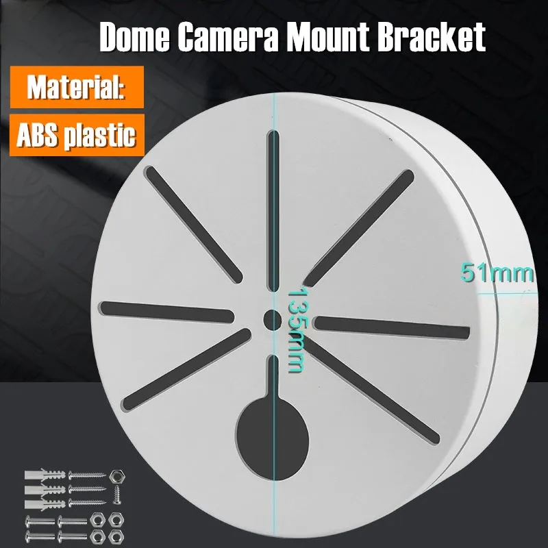 universal-dome-camera-ip-suporte-de-montagem-no-teto-parede-abs-plastico-hemisferio-camera-seguranca-suporte-base-redonda-caixa-armazenamento-cabo