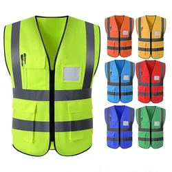 Motorcycle Reflective Clothing Safety Vest Soft Body Safe Protective Device Traffic Facilities for Racing Running Sports