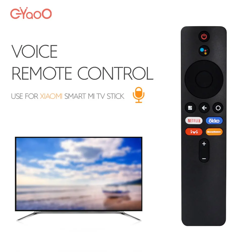 XMRM-M3 Voice Remote Control For Xiaomi MI TV Stick Wireless Suit For Russian Market MDZ-24-AA L32M6-6ARG