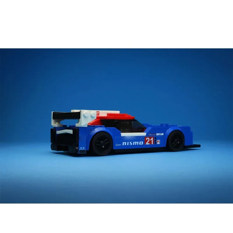 

MOC-74360Classic GT-R LM Sports LMP1, модель строительного блока гоночного автомобиля, 274 шт., MOC, креативная игрушка для мальчиков и детей на день рождения