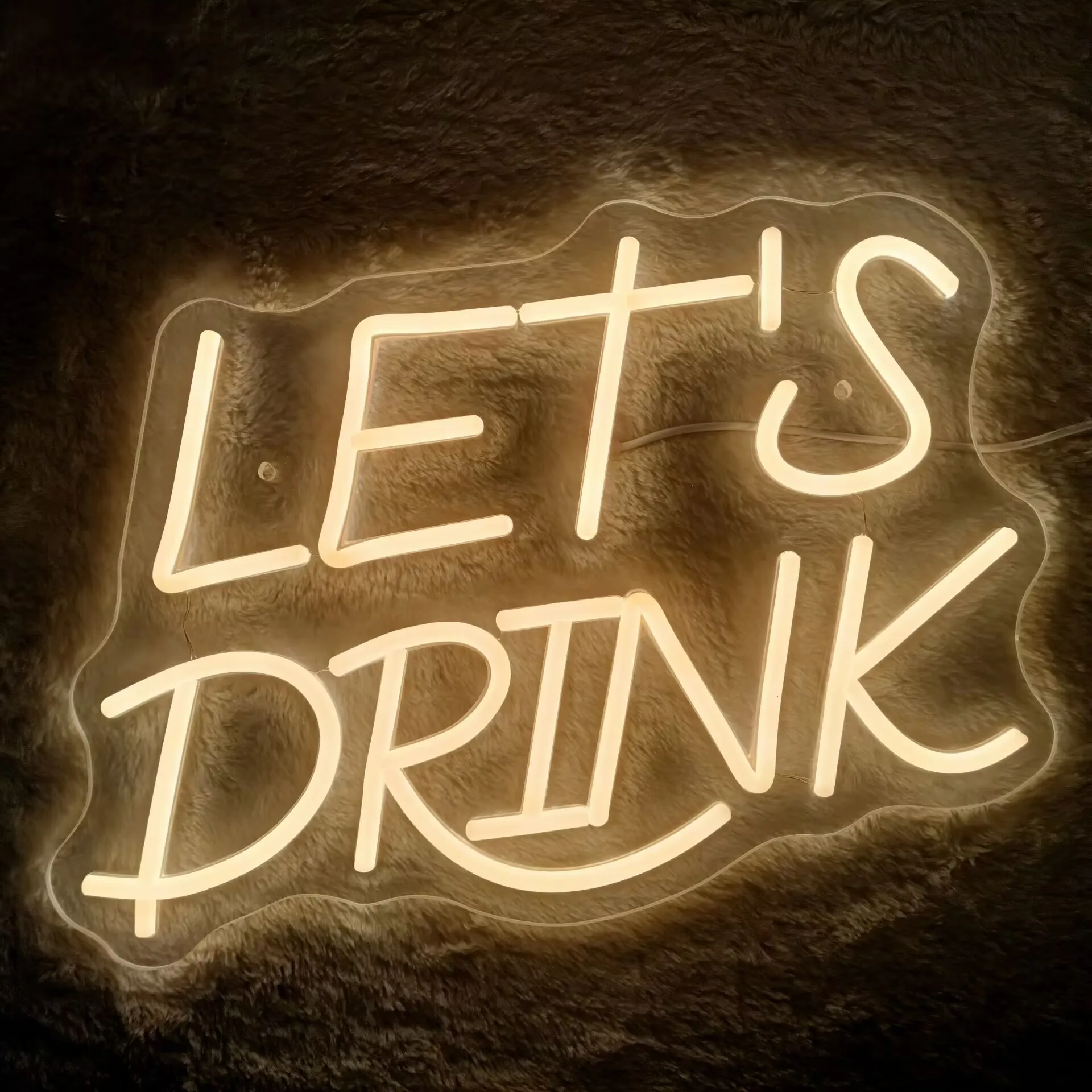 دع المشروبات النيون تسجيل USB عكس الضوء LED ضوء النيون تسجيل ل غرفة نوم غرفة معيشة حفلة عيد ميلاد هدية الجدار الديكور #1