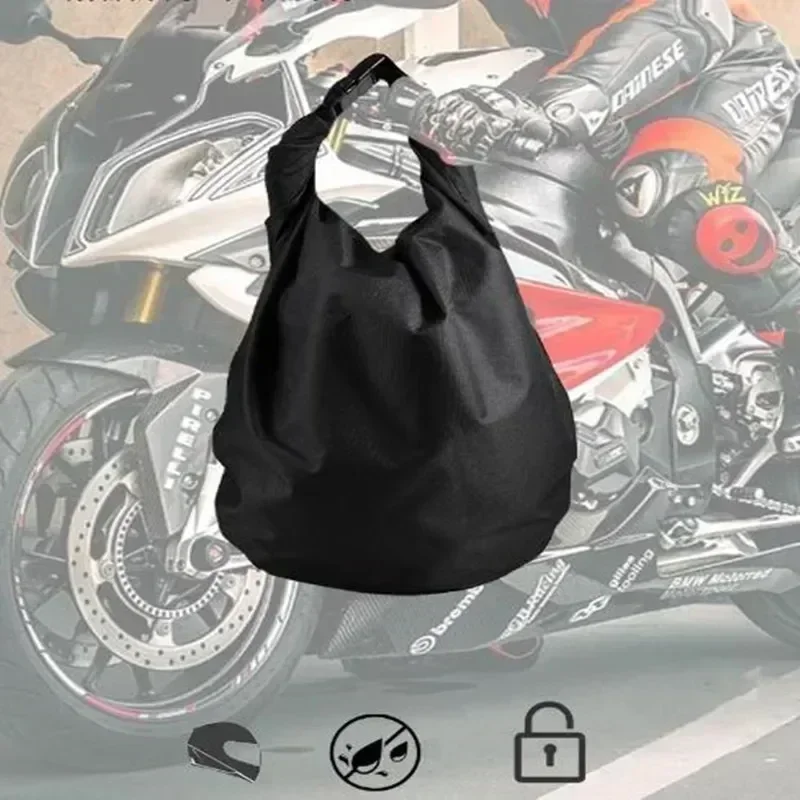 1pcs 30L Outdoor Waterproof Motorcycle Storage Bag Motorcycle Large Capacity Dust Helmet Bag Rider Portable Travel Helmet Bag