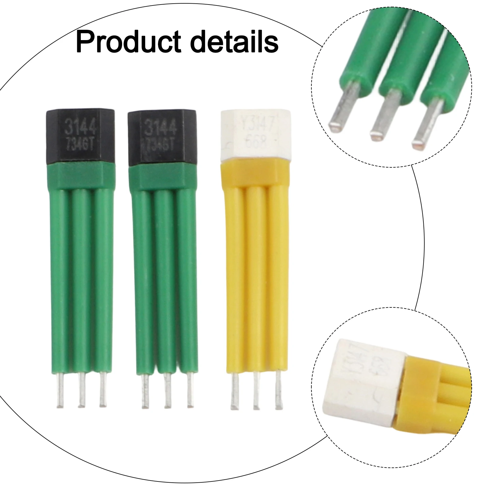 3 Stück Hall-Elemente für Elektromotoren Y 41F Y3147 E-Bike Hall-Platten-Sensor Fahrrad-Zubehör für Elektrofahrräder – Detail 9