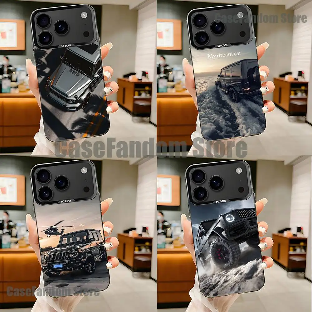 

Sport M-MER-CEDES-ES G For Black Candy Matte Cover iPhone 17,16,15,14,13,12,11,Pro,MAX,Plus