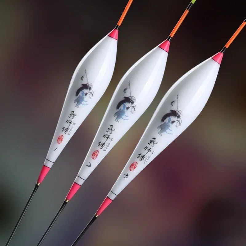 Sensitive Crucian Carp Fishing Float Bold Hardtail Eye-catching Lake Carp Float Nano Moving Fishing Float Fishing Accessories
