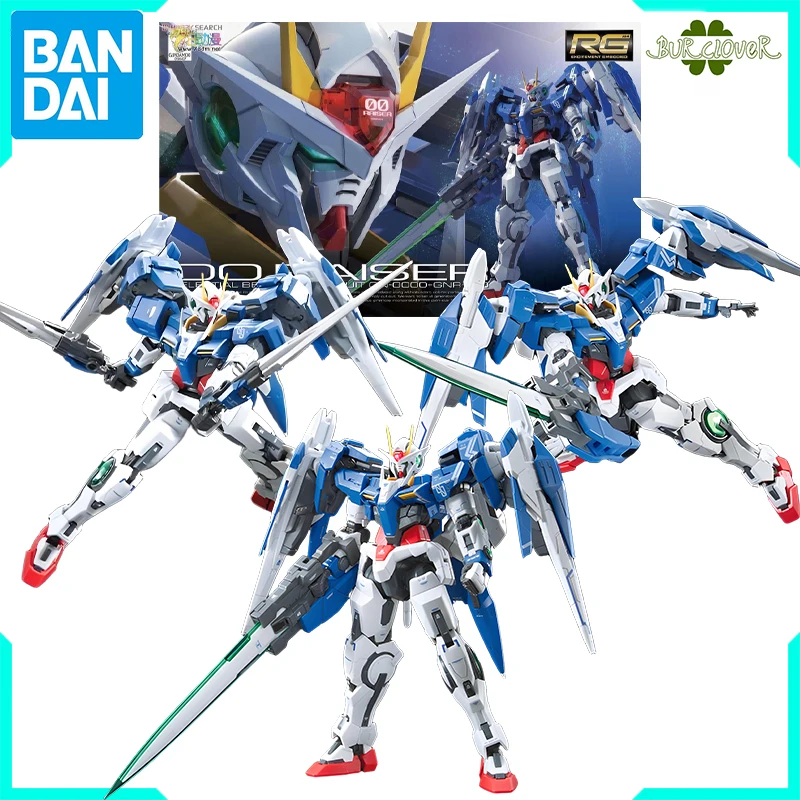 

Bandai Original GUNDAM RG Series 18 OO RAISER Anime Action Figure Assembly Model Toys Model Ornaments Gifts