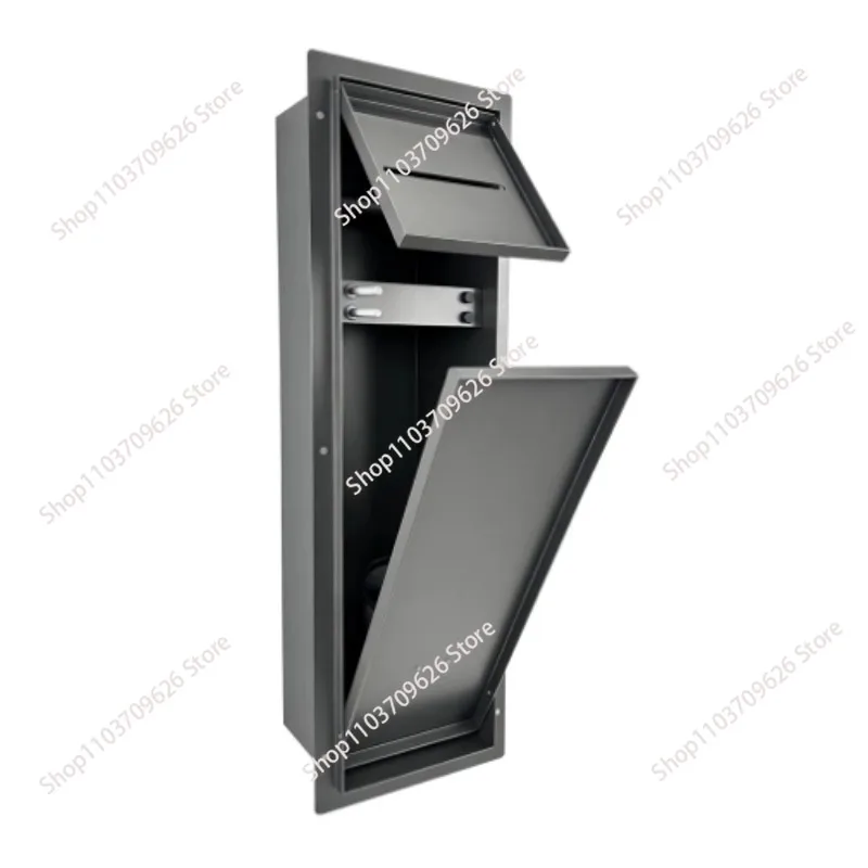 

Hidden bathroom niche embedded tissue box toilet brush integrated stainless steel concealed