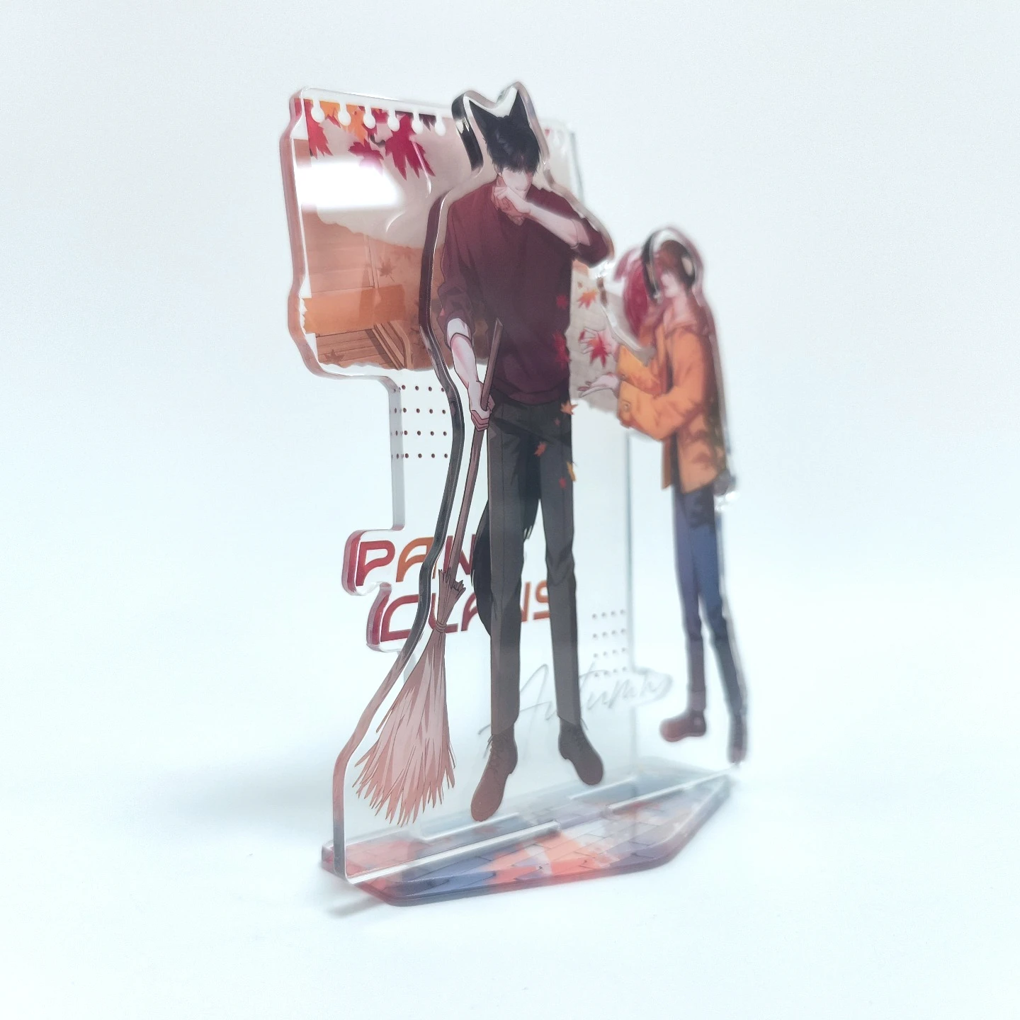 Paws & Claws Manhwa Sandwich Layer Acrylic Standee Anime Collectible Gift Desk Decor Key Chain