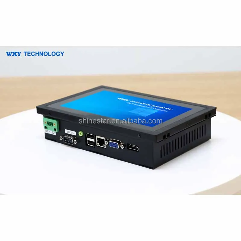 Small Size Embedded 7 Inch Touch Screen Industrial Panel PC Fanless with N100 N95 J1900 J6412 Support Windows10/11 Linux IPC