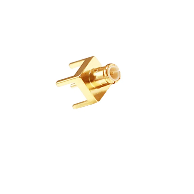 

MCX male RF connector 8.5mm PCB mount straight PCB solder antenna MCX connector