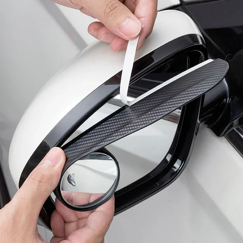 

Car Rearview Mirror Rain Eyebrow Carbon Fiber Auto Side Mirrors Protector Blind Spot Mirror Visor Rain Shield Car Accessories