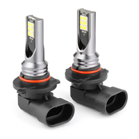 2Pcs 9006 HB4 Car LED Headlights 6000K White Fog Lamps 10000LM Super Bright LED Daytime Running Lights Automobiles Accessories