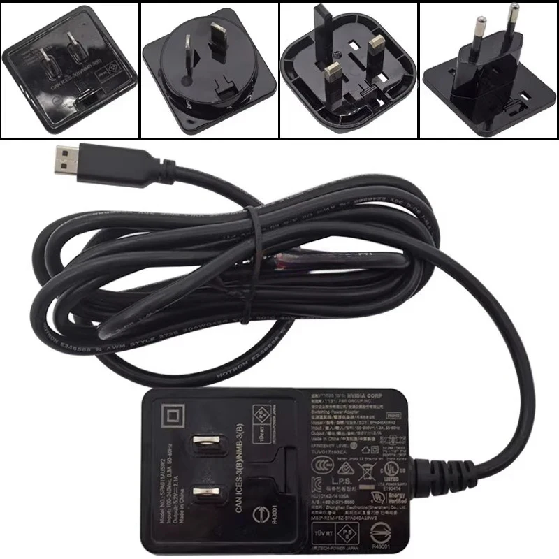 Power Adapter for NVIDIA 40WSHIELD TV 19V 2.1A Charger SPA040A19W2