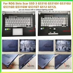 Neue Top Case Palmrest Obere Untere Abdeckung Fall Für Asus ROG Strix Narbe S5D 3 G531G G531GV G531GU G531GD G531GW G531GT G512 G512L