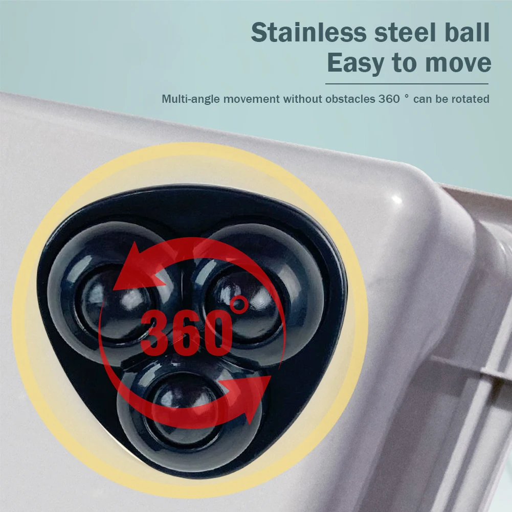 40 pçs colar roda universal sem ruído auto adesivo polia universal rodas giratórias para lata de lixo inferior cozinha pequeno aparelho