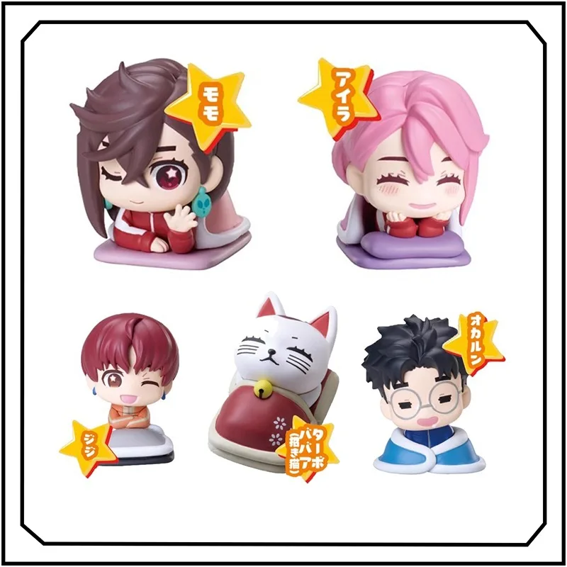 

DAN DA DAN Sleep Style Gashapon Ayase Momo Takakura Ken Action Figure Cute Originality Q-version Modeling Desktop Ornament Gifts