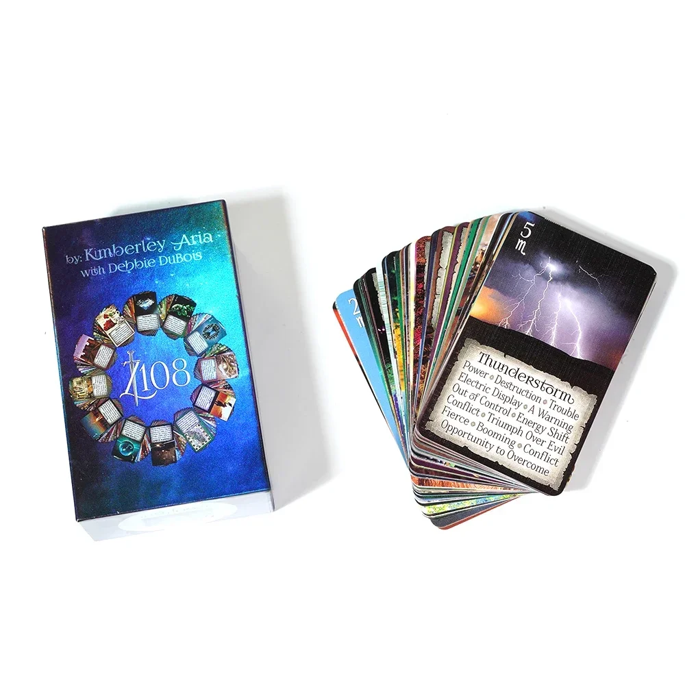 The iN2IT Zodiac 108 Oracle Deck w/Keywords 132 Oracle Cards Object Based Astrology Numerology Tarot Deck Ready Any Situation