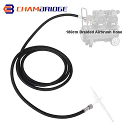 180cm EVA Material  Braided Airbrush Hose Pneumatic Compressor Connection Tube 1/8 Inch BSP Spray Gun Air Brush Connector Hose