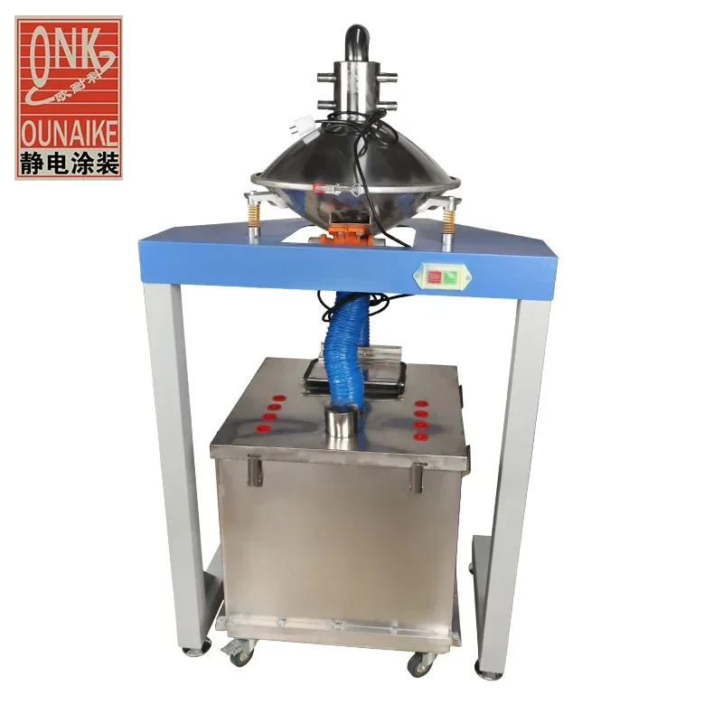 Industrial Automatic Powder coating Vibration Sieving Machine with big hopper tank bucket for auto line