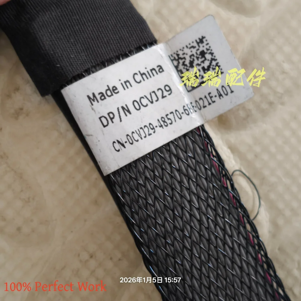 FOR DELL PowerEdge R630 Server I/O Switch Cable Control Cable   CVJ29 0CVJ29- 48570,100% Perfect Work,Freeing shipping