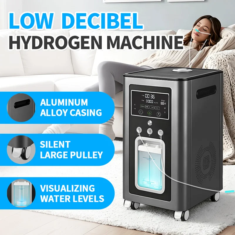 3000ML Hydrogen Inhalation Machine Fatigue Relief 99.99% Purity Hydrogen Water Generator SPE PEM for Athletes Cellular Repair