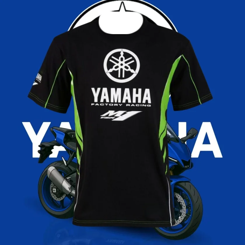 

Новый 2025/26 популярный Yamaha мотоциклетный трикотаж, быстросохнущий дышащий гоночный костюм, летняя футболка для взрослых, модный топ унисекс, мото
